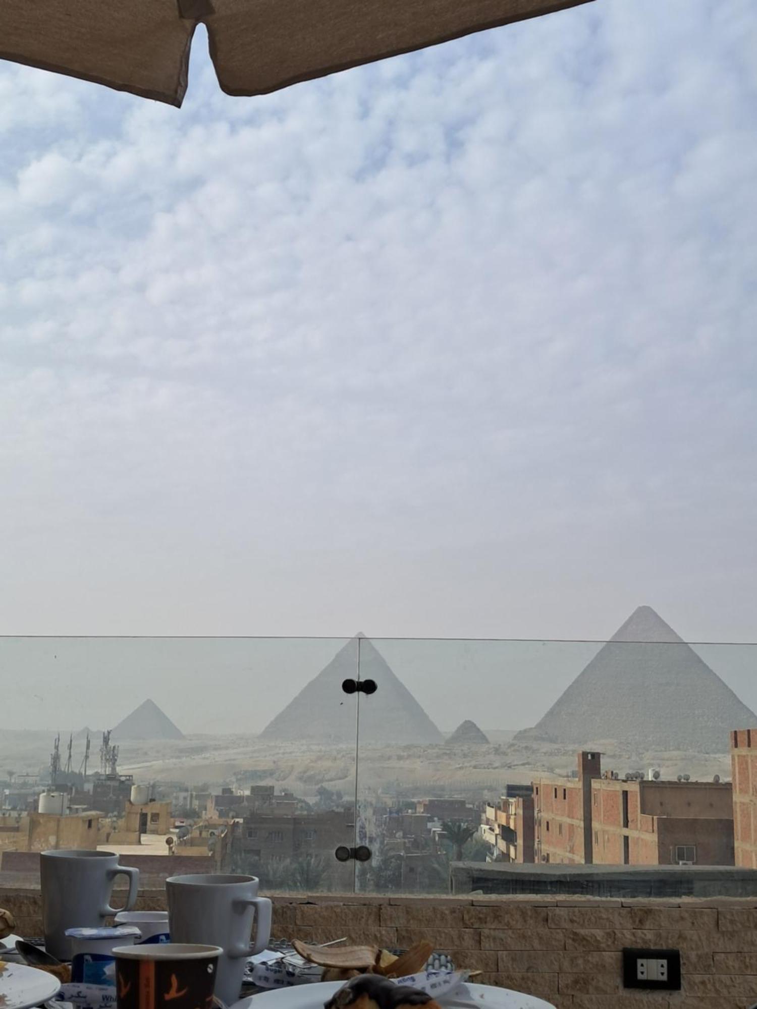 Piramide De Giza View Inn Kafret el-Gabal Eksteriør billede