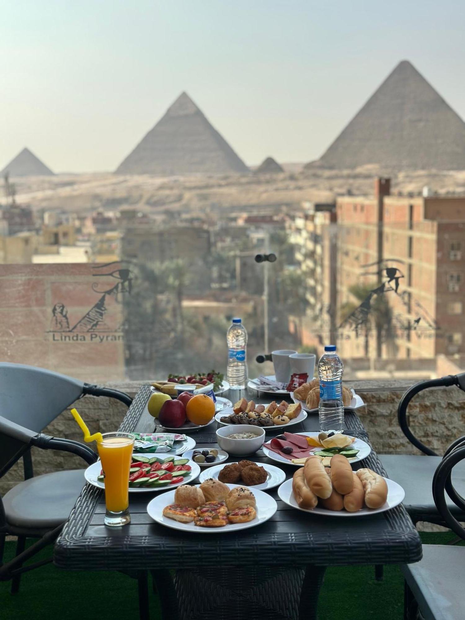 Piramide De Giza View Inn Kafret el-Gabal Eksteriør billede