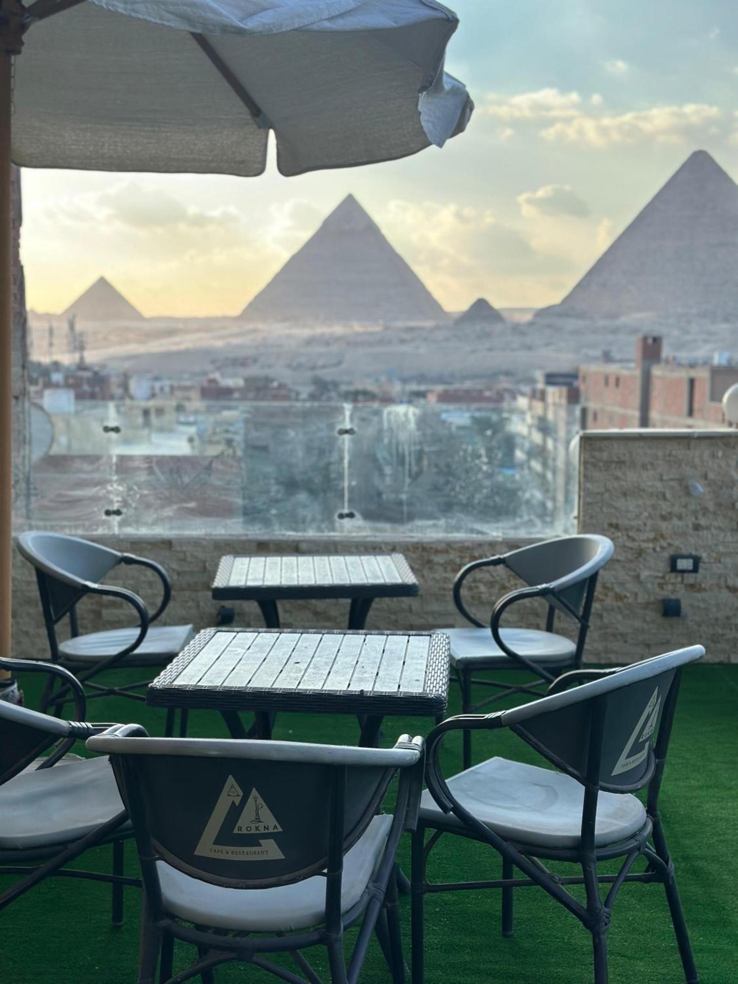 Piramide De Giza View Inn Kafret el-Gabal Eksteriør billede