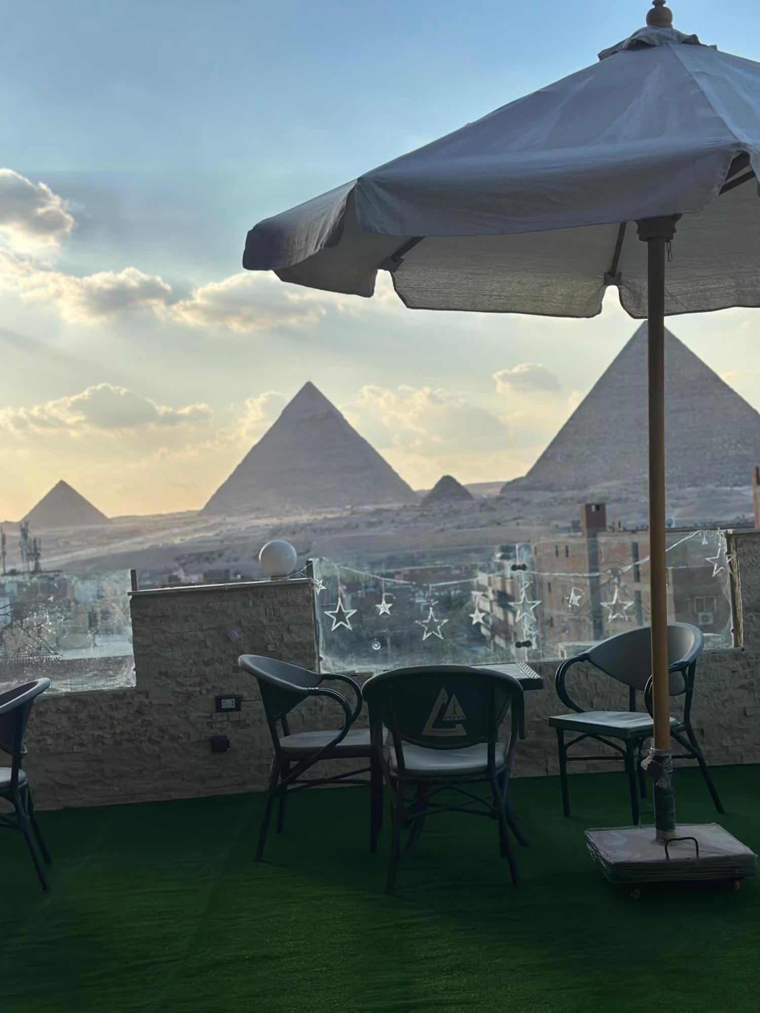Piramide De Giza View Inn Kafret el-Gabal Eksteriør billede
