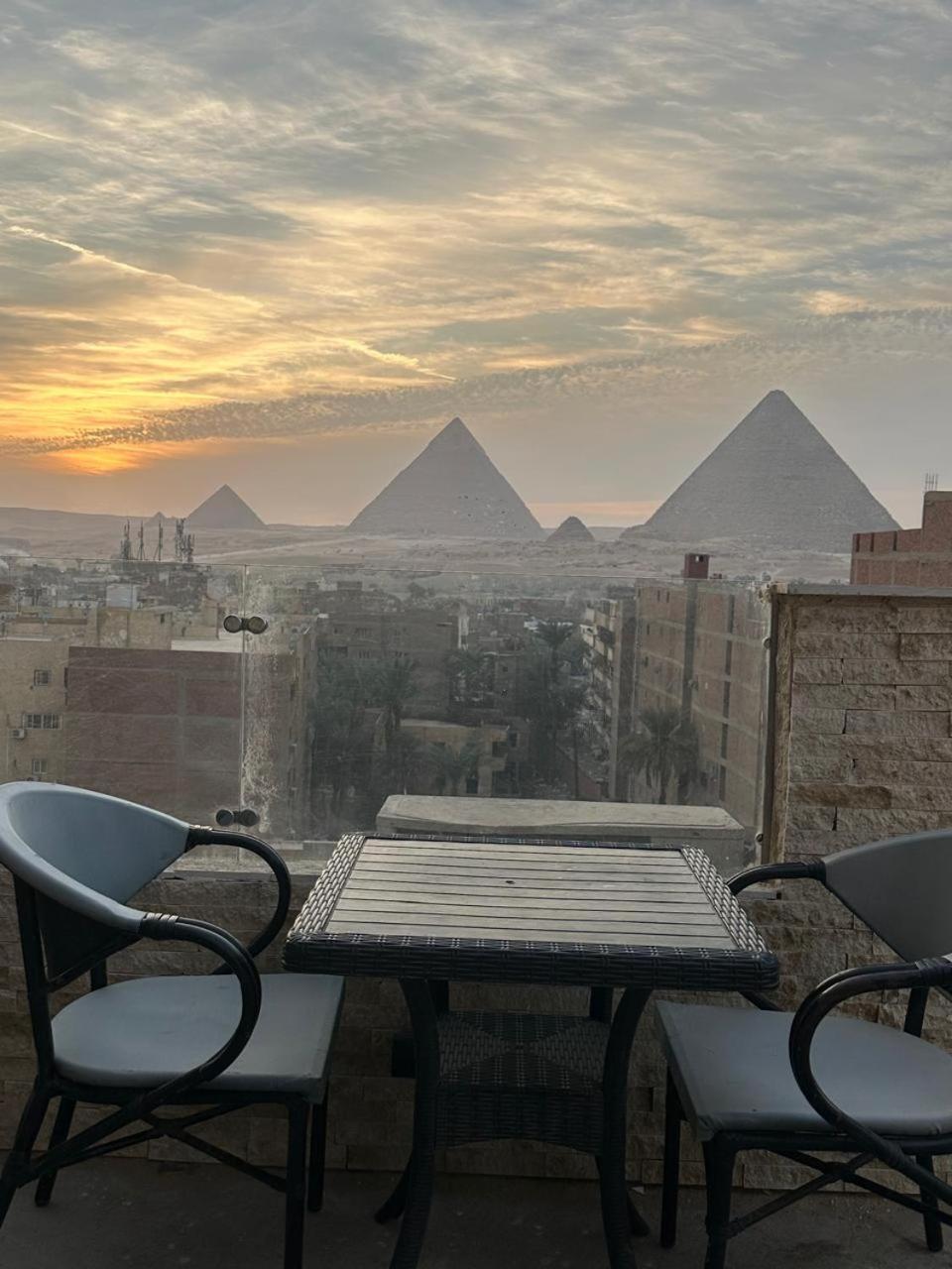 Piramide De Giza View Inn Kafret el-Gabal Eksteriør billede