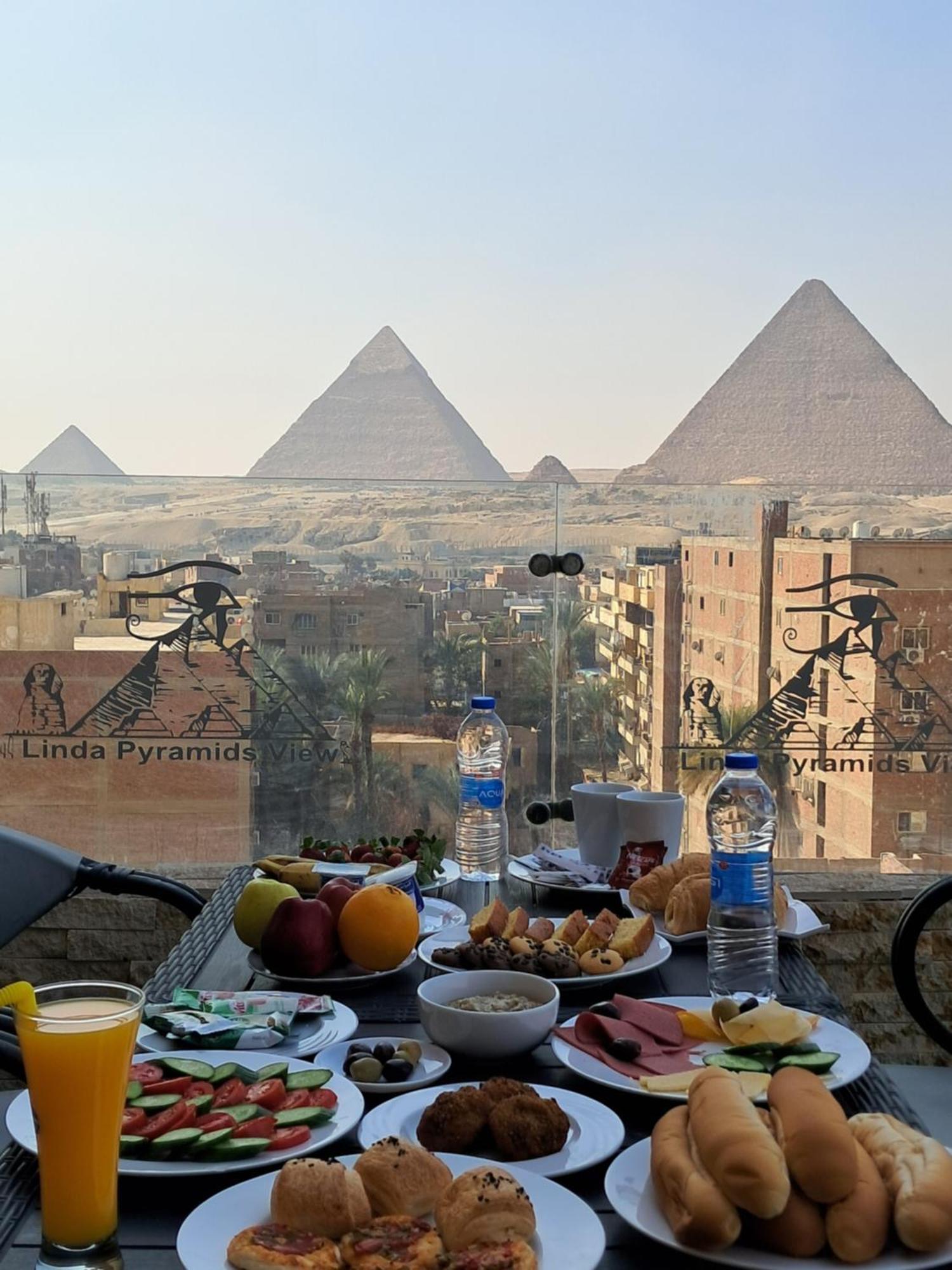 Piramide De Giza View Inn Kafret el-Gabal Eksteriør billede